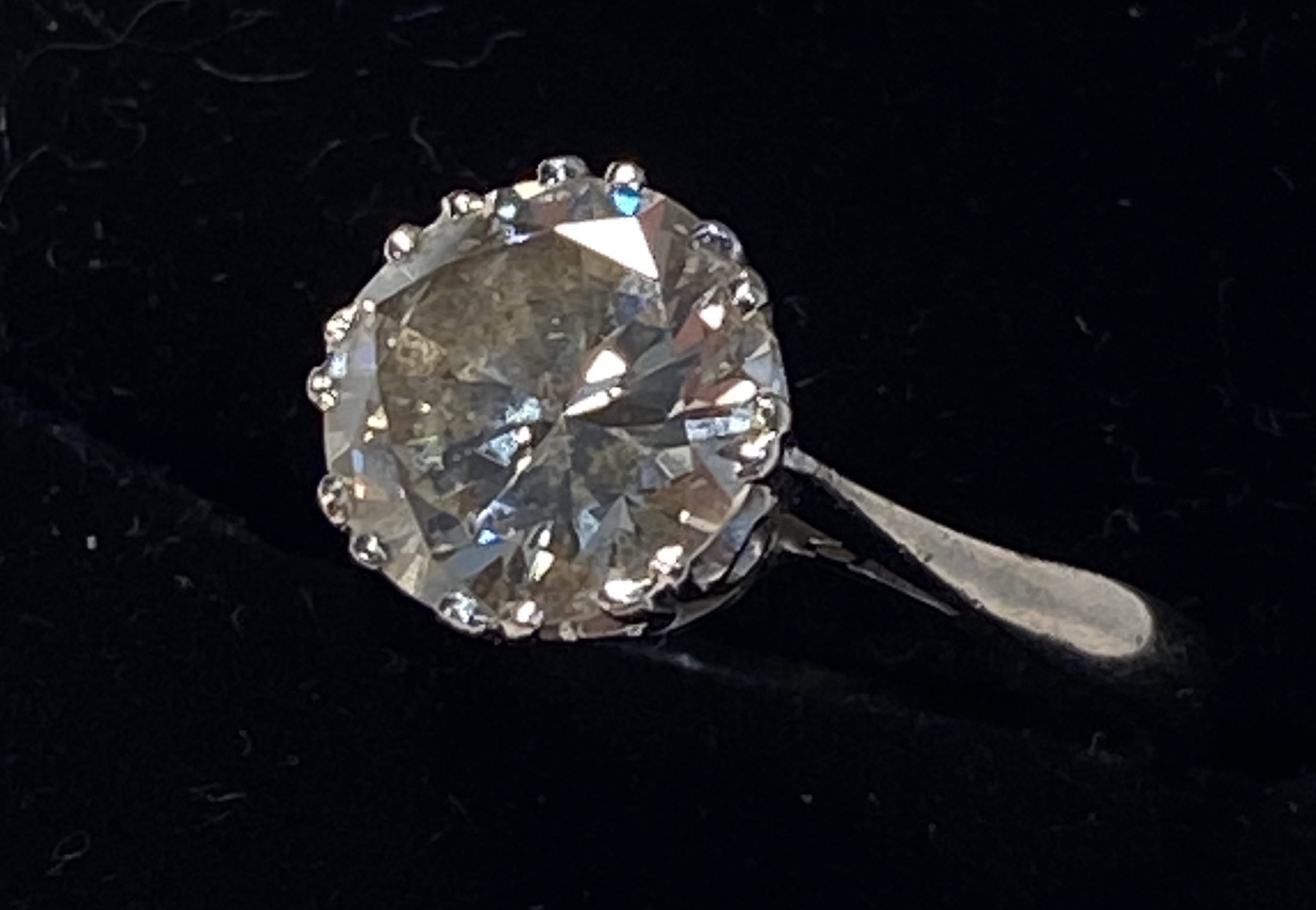 Jewellery Three Ct Diamond Ring Sold For 8K