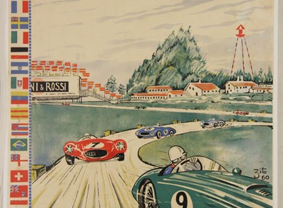 Posters Rare Sebring Racing Poster Sold For£1000
