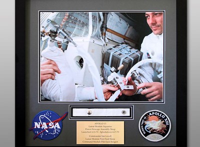 Iconic Collectables Apollo 13 LM Flown Stowage Strap Sold For £3000
