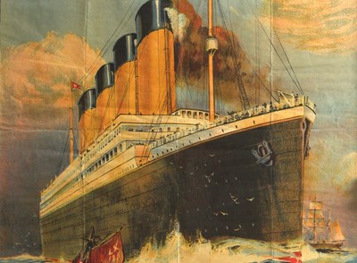 Titanic Rare Promotional Poster Sold For £41000