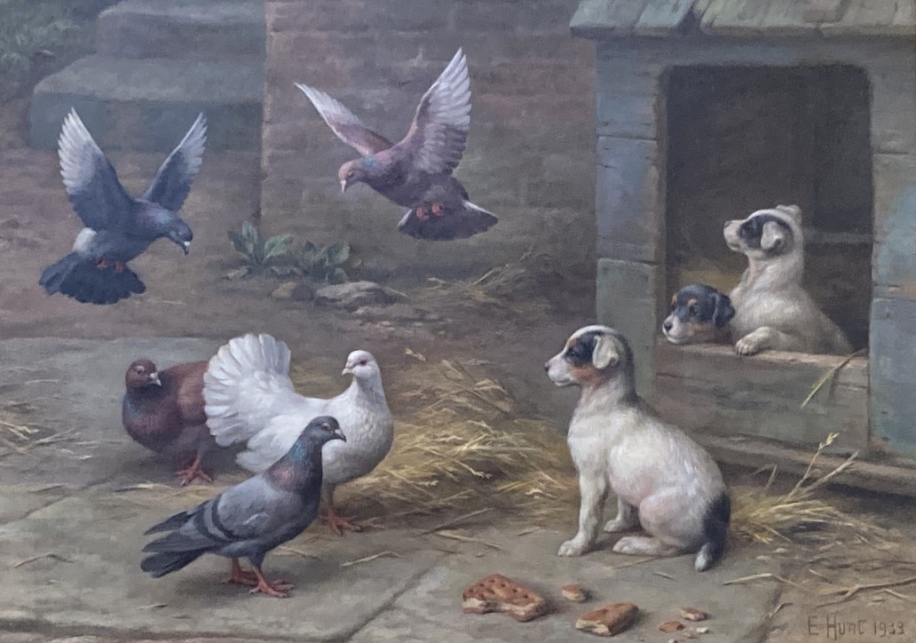 Edgar Hunt Oil Sold For £15000 Use As Main Department Art Shot (1)