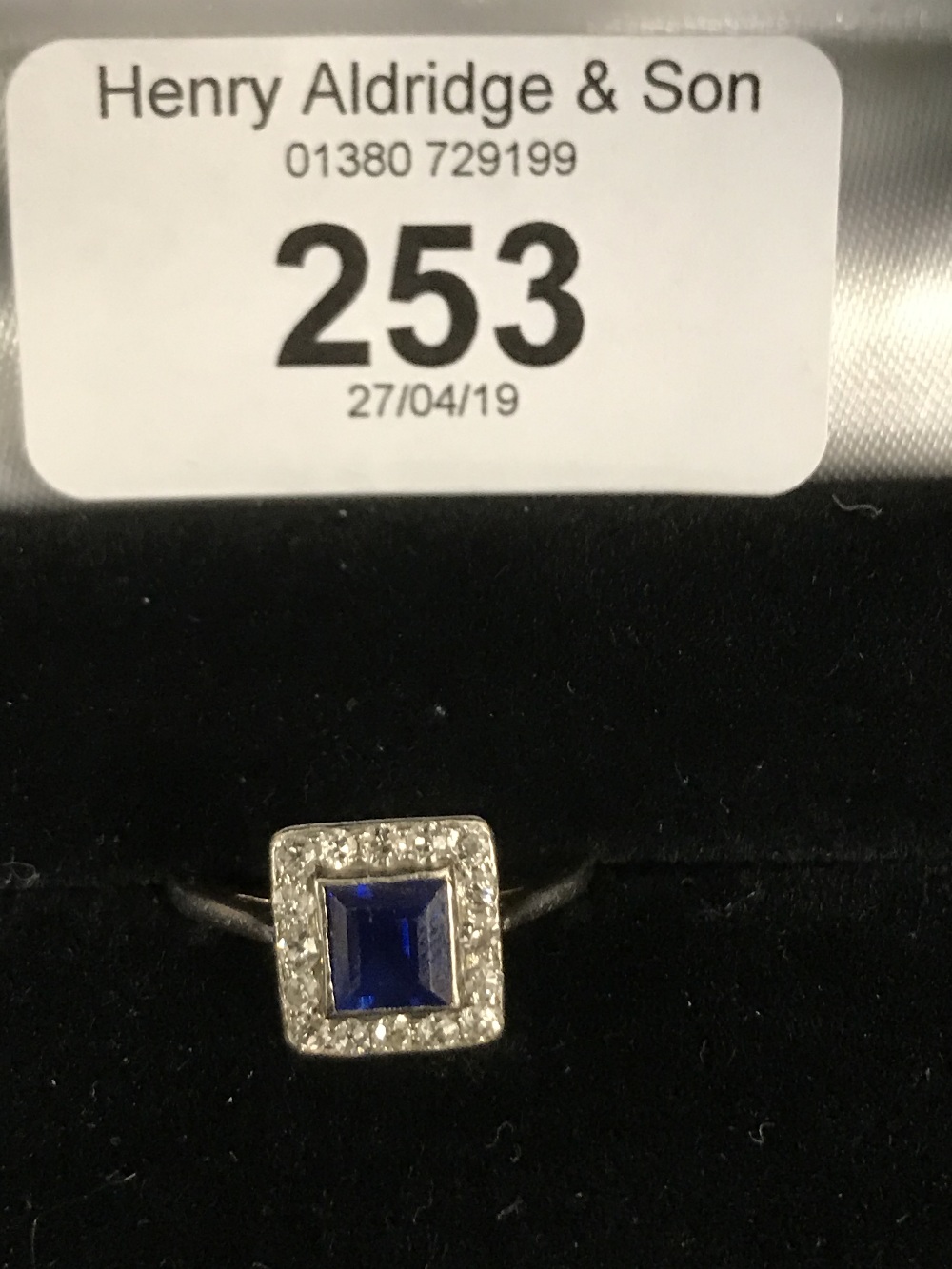 Jewellery Sapphire And Diamond Ring Sold For £15000