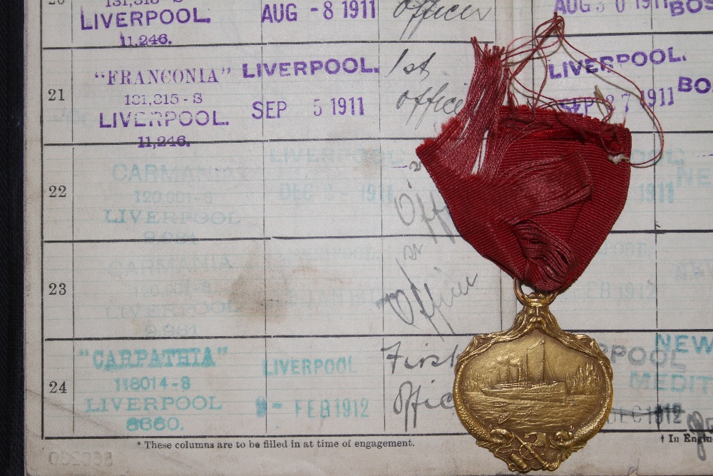 Medals Gold Carpathia Medal Sold For £41000