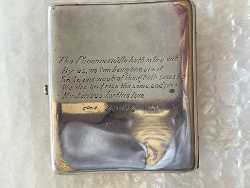 Silver Oscar Wilde Silver Cigarette Case Sold For 20000