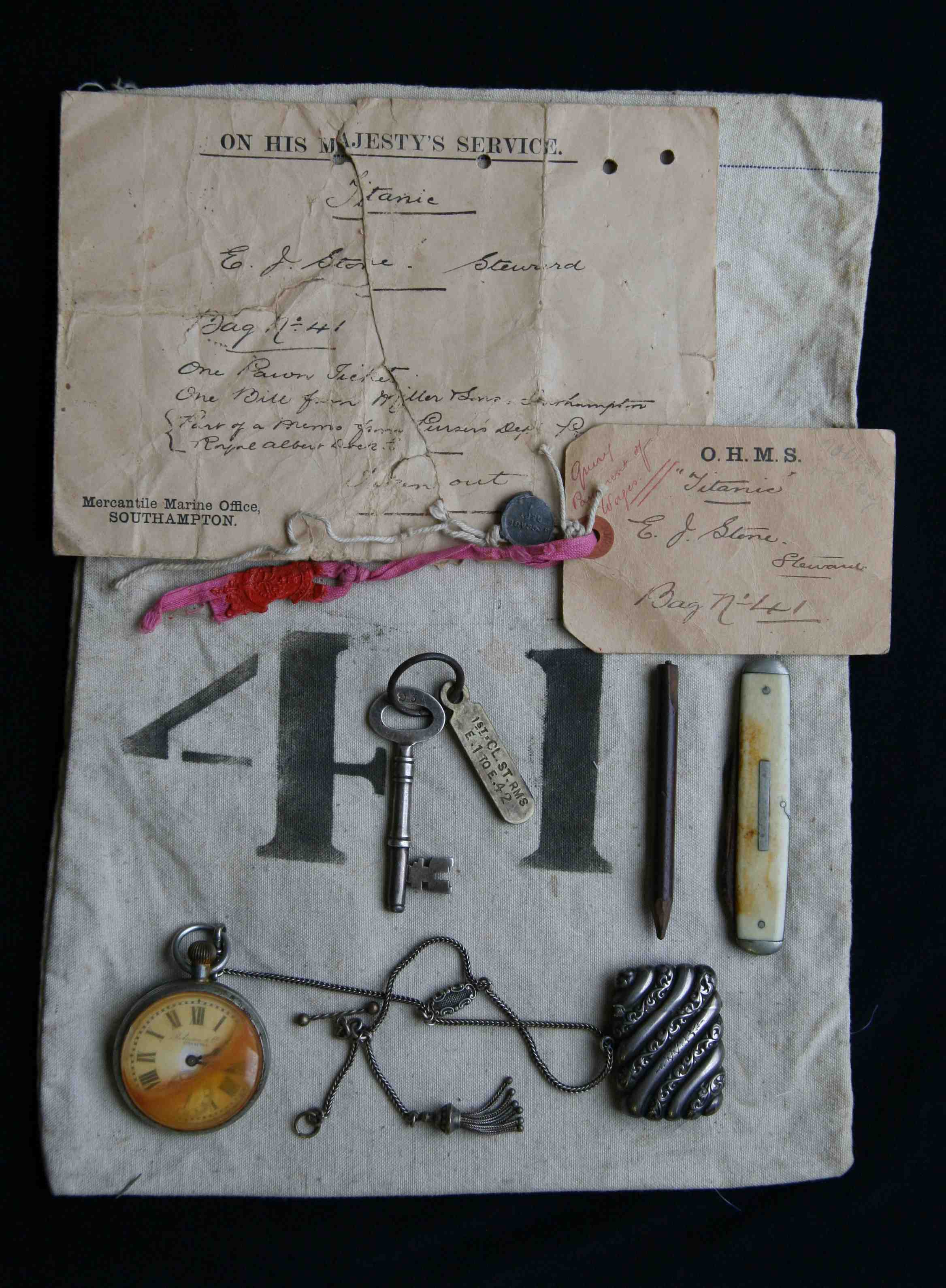 The Edmund Stone Titanic Collection Sold For A World Record £350000