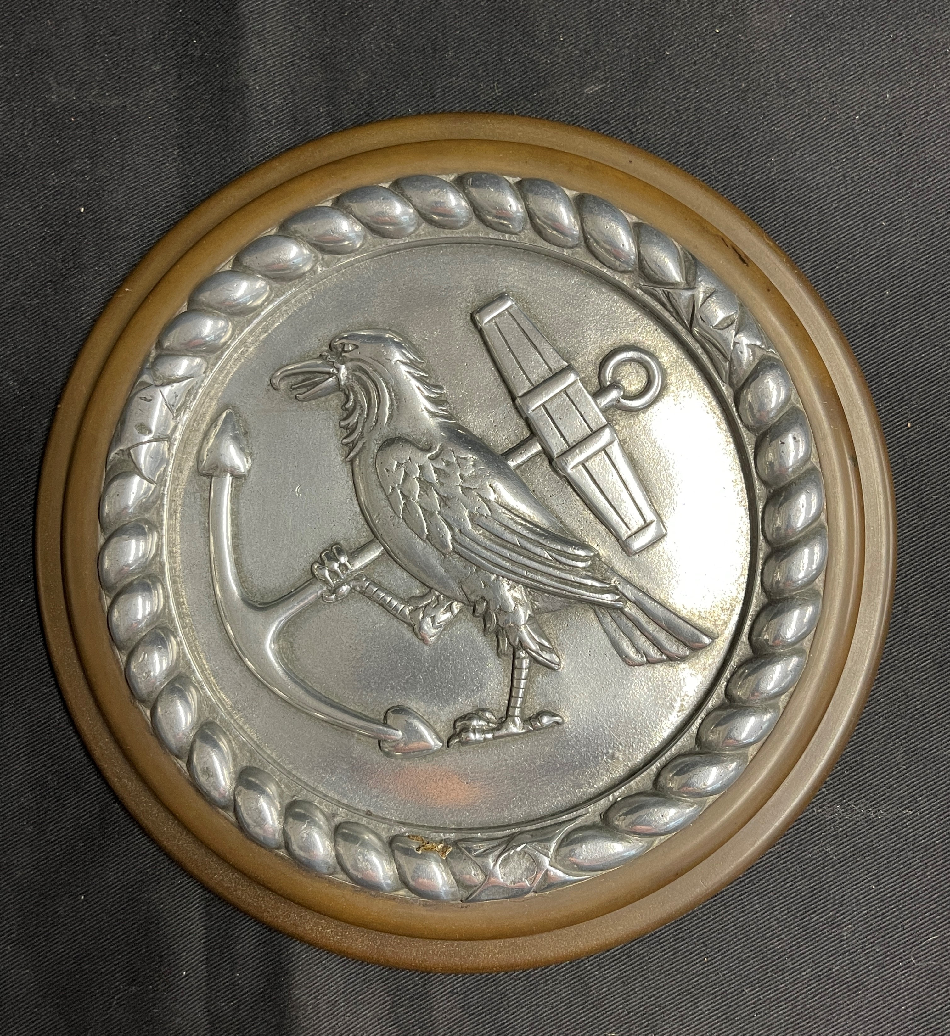 Rare HMS Tampion Part Of A Private Collection Of Hood, Rodney And Bismarck Memorabilia