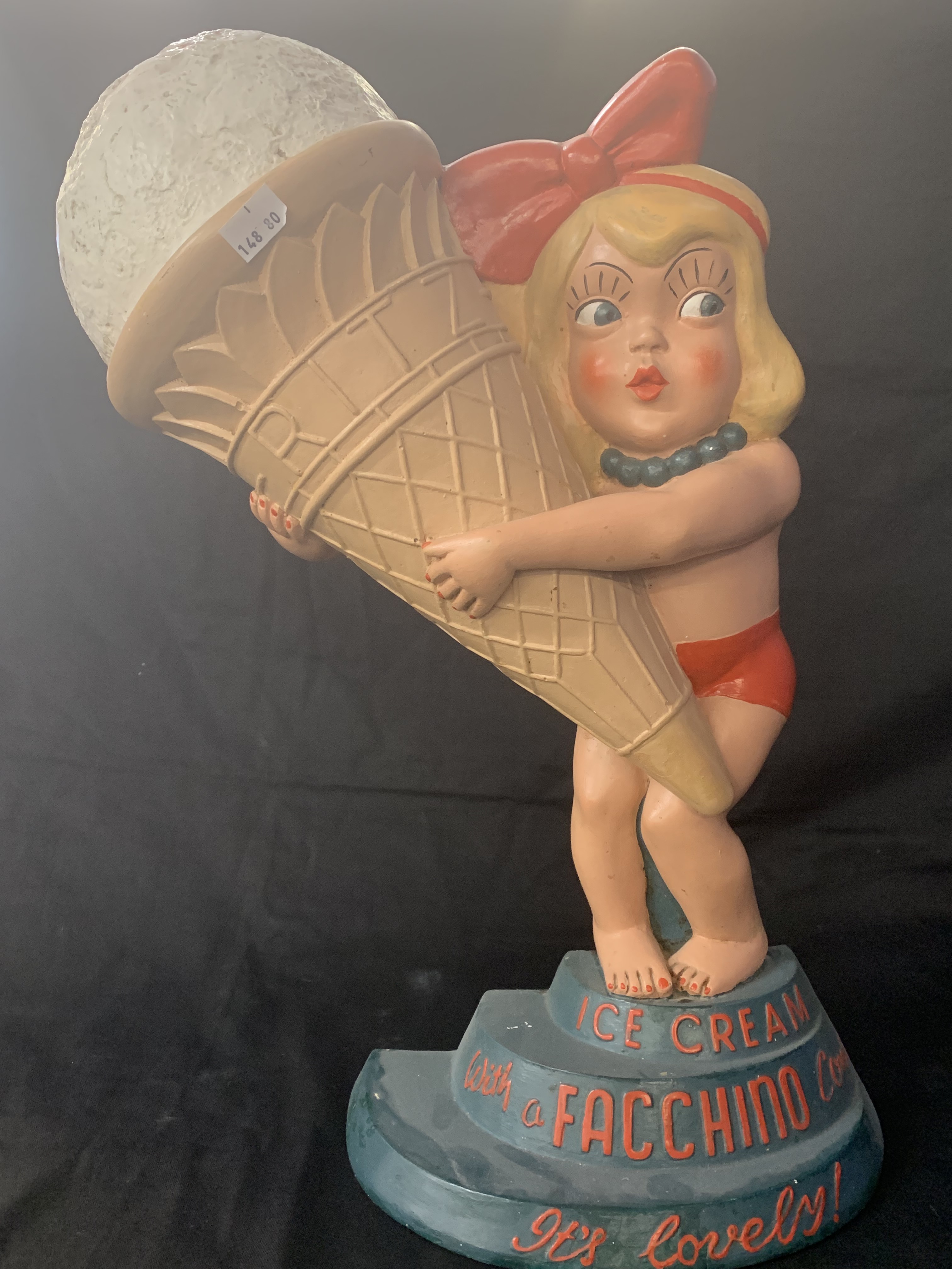 Facchino Ice Cream Girl Sold For £1000