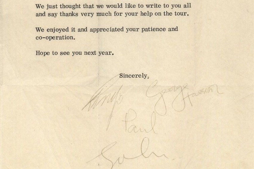 Beatles Letter