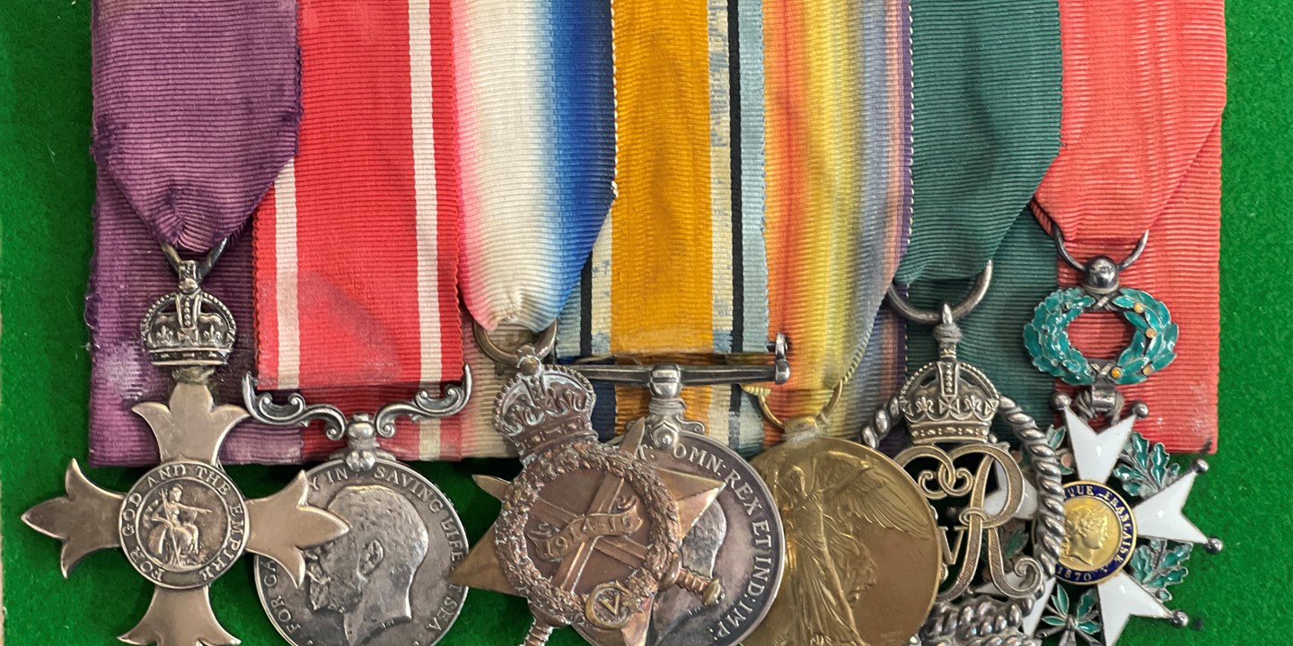 O.B.E. Group of 9 medals awarded to Commander David Blair 1874-1955 Sold for £16,000